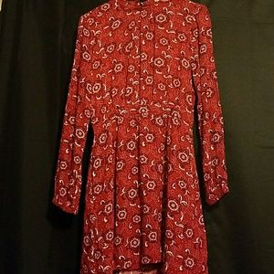 Red Vintage H&M Dress Size Small
